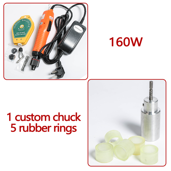 ZONESUN Electric Pneumatic Manual Capping Machine Set - 160W Machine / Custom / 110V - 160W Machine / Custom / 220V