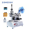 ZONESUN XL-T802 Semi-automatic Flat Bottle Labeling Machine With Date Coder