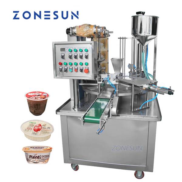 cup filling and sealing machine