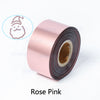 ZONESUN 3/4/5cm Hot Stamping Foil Paper - Rose Pink / 3cm - Rose Pink / 4cm - Rose Pink / 5cm