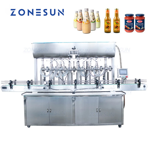ZONESUN 8 Nozzles Automatic Paste Filling Machine