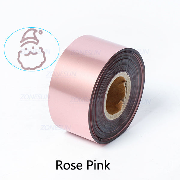 ZONESUN 3/4/5cm Hot Stamping Foil Paper - Rose Pink / 3cm - Rose Pink / 4cm - Rose Pink / 5cm