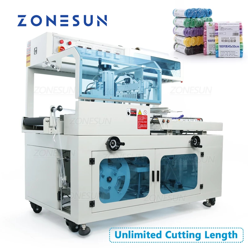 Zone Machine Films ZONESUN ZS-BF450 Side Sealing Machine for Unlimited Length Shrink Pack