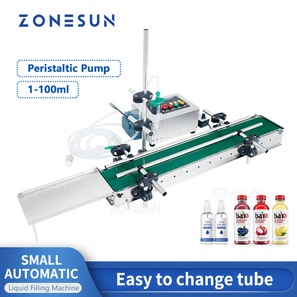 ZONESUN ZS-DTPP100C Intelligent Single Head Peristaltic Pump Liquid Filling Machine