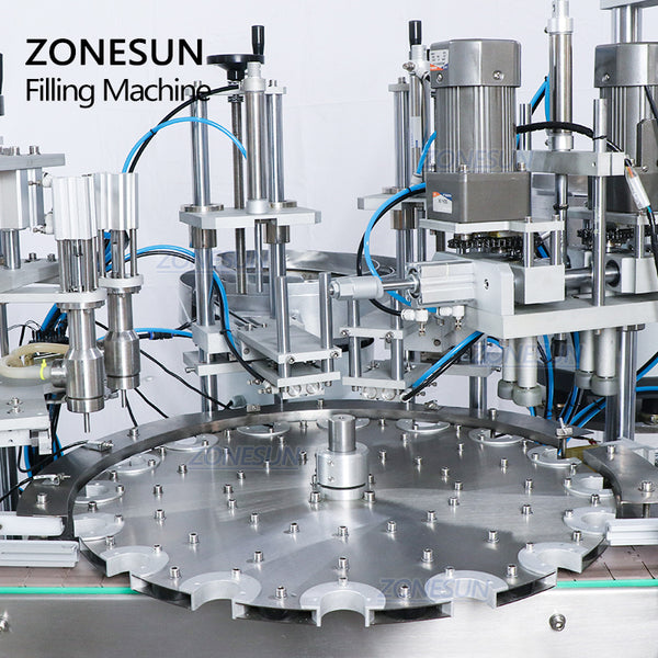 ZONESUN ZS-AFC4 Automatic Liquid Paste Filling and Capping Machine
