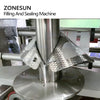 ZONESUN ZS-GFKL420 10 cabeças de pesagem de grânulos, enchimento e máquina de selagem