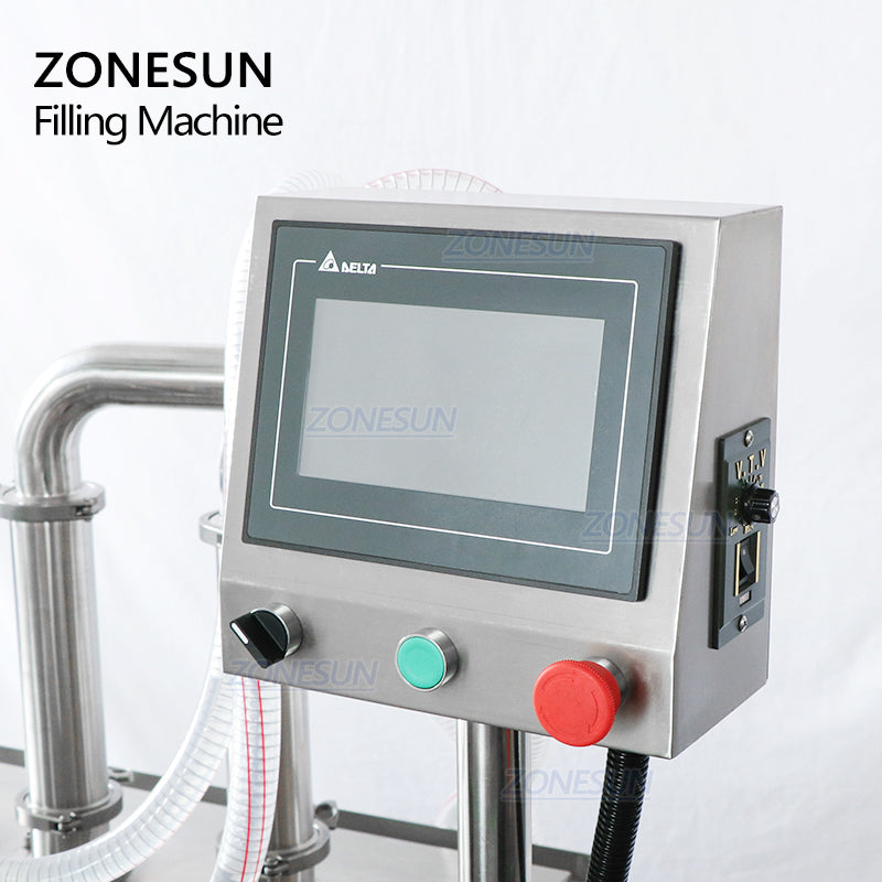 ZONESUN ZS-YT4T-4Y Custom 4 Heads Liquid Filling Machine