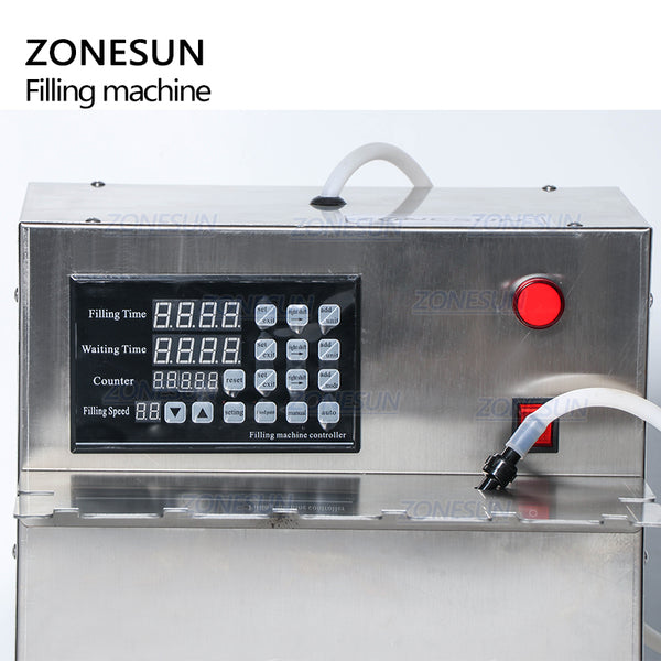 ZONESUN Spout Pouch Diaphragm Pump Liquid Filling Machine