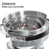 ZONESUN Automatic Vibratory Cap Unscrambler Bottle Cap Feeder For Production Line