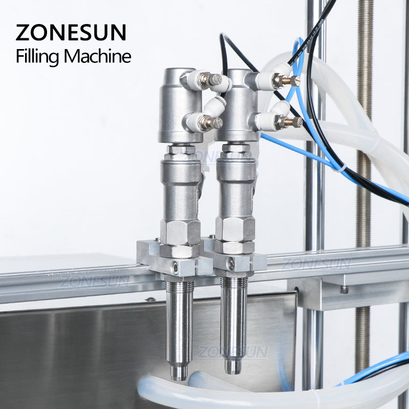ZONESUN ZS-DTDP20-2 Desktop 2 Heads Diaphragm Pump Liquid Filling Machine