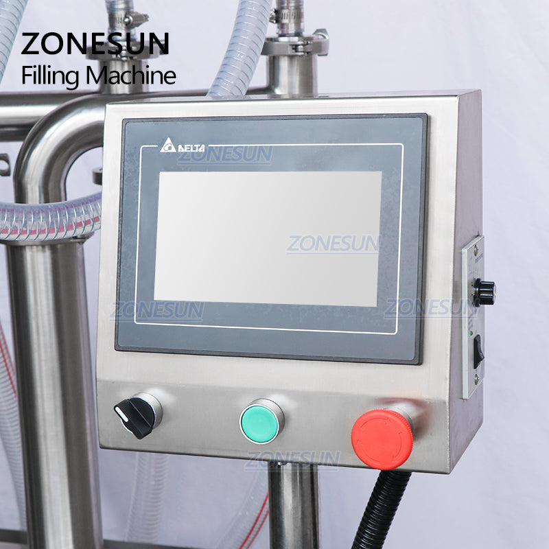 ZONESUN ZS-YT4T-4D 2/4/6 Diving Nozzles Liquid Filling Machine Water Filler