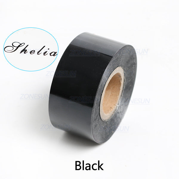 ZONESUN 3/4/5cm Hot Stamping Foil Paper - Black / 3cm - Black / 4cm - Black / 5cm