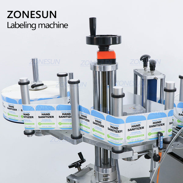 ZONESUN XL-T806 Semi Automatic Double-side Square Bottle Labeling Machine With Date Coder