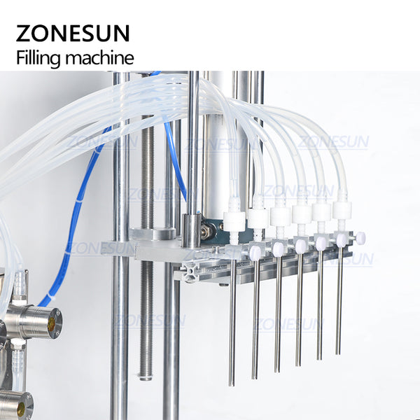 ZONESUN ZS-MP5500D 6 Diving Nozzles Magnetic Pump Liquid Filling Machine