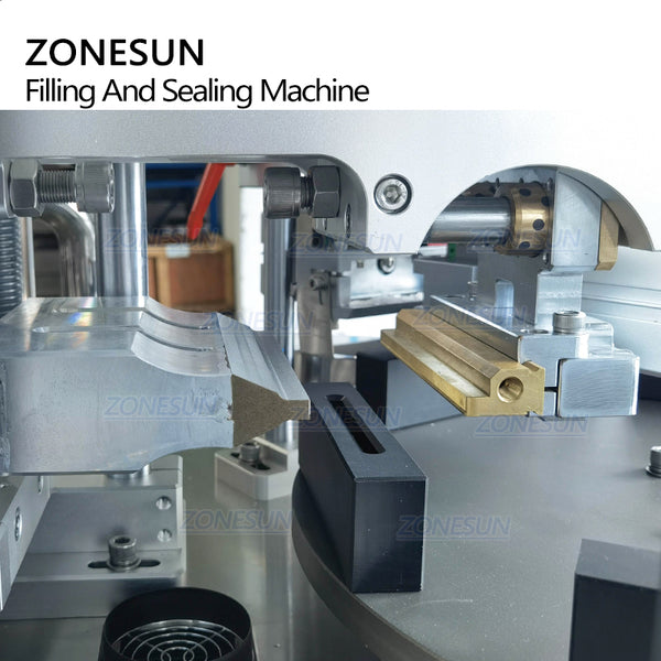 ZONESUN ZS-FS50U 4 Heads Ceramic Pump Sofu Tube Liquid Filling Sealing Machine