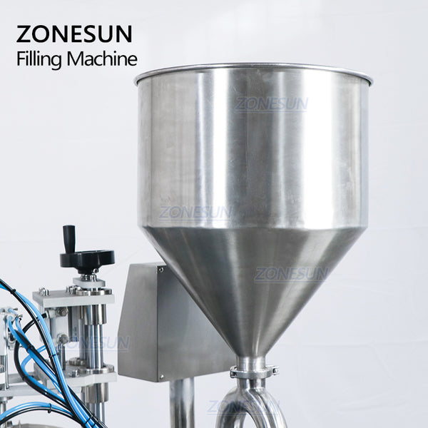 ZONESUN ZS-AFC4 Custom Full Automatic Paste  Filling And Capping Machine