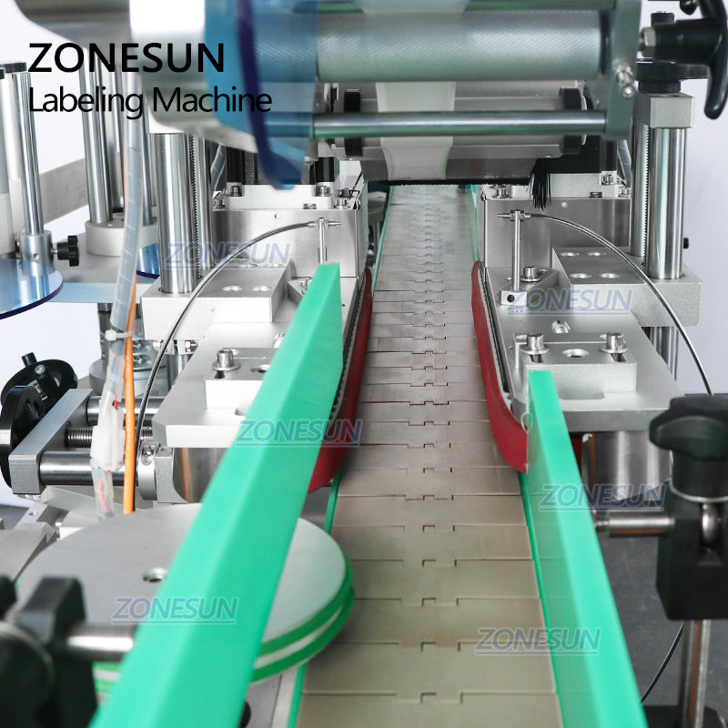ZONESUN ZS-TB822D Automatic Double Sides Positioning Round Bottle Labeling Machine