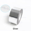 ZONESUN 3/4/5cm Hot Stamping Foil Paper - Silver / 3cm - Silver / 4cm - Silver / 5cm