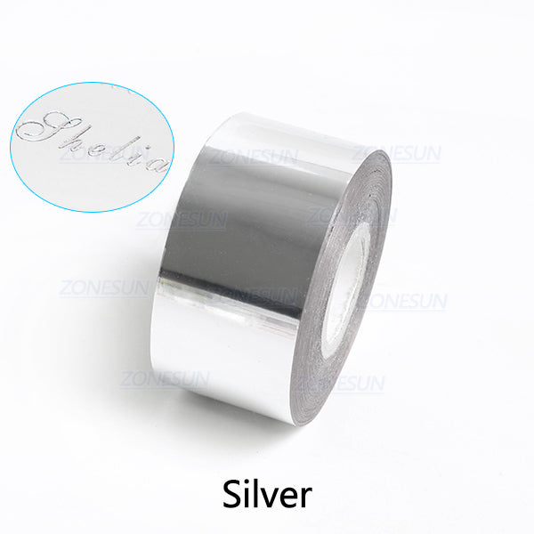 ZONESUN 3/4/5cm Hot Stamping Foil Paper - Silver / 3cm - Silver / 4cm - Silver / 5cm