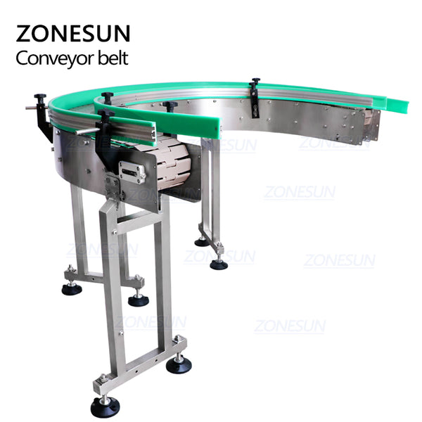 ZONESUN ZS-CBU150 Custom U Shape Chain Conveyor Belt For Production Line