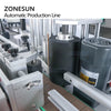 ZONESUN ZS-FAL180A8 Full Automatic Magnetic Pump Liquid Filling Capping and Labeling Machine