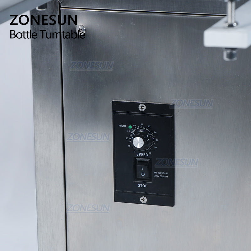 ZONESUN ZS-LP600Z Tabletop Automatic Round Rotary Bottle Unscrambler For Production Line