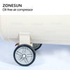 ZONESUN ZS-AC160L Powerful Pure Copper Piston Type Mute Oil-Free Air Compressor