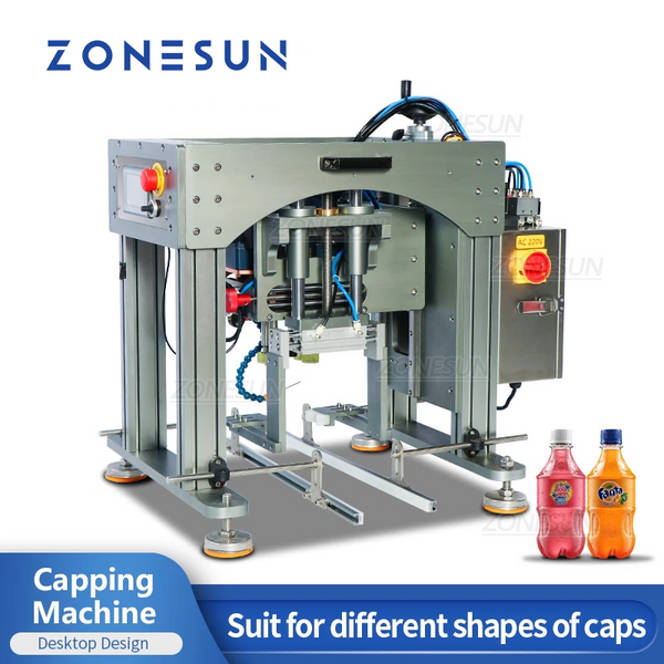 ZONESUN ZS-XG20 Desktop Semi-Automatic Bottle Capping Machine