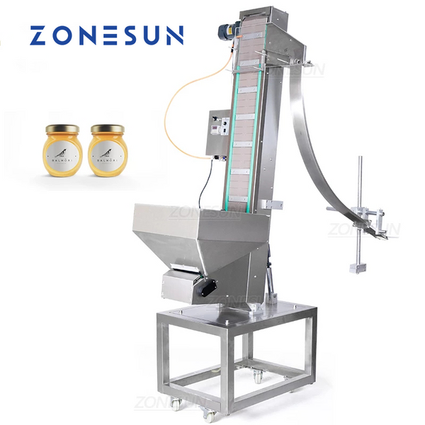ZONESUN ZS-SLJ1 Automatic Customizable Feeding Elevator Machine For Capping Machine