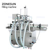 ZONESUN ZS-YT4TZ Automatic 4 Nozzles Piston Liquid Filling Machine