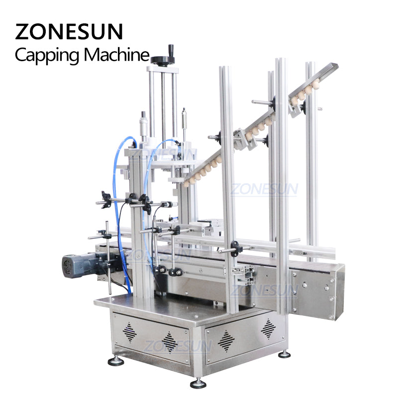 ZONESUN ZS-XG1870D1 Pneumatic Automatic Wooden Cork Feeding Pressing Capping Machine