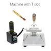 ZONESUN WT-90ZM Portable Manual Hot Stamping Machine - Machine with T slot / 110V - Machine with T slot / 220V
