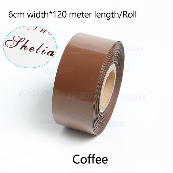 ZONESUN 6cm Hot Stamping Foil Paper - Coffee
