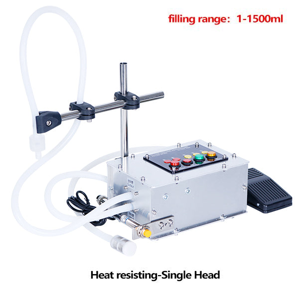 ZONESUN Intelligent Induction Heat-resistant Diaphragm Pump Liquid Filling Machine - Single Head-Heat Resisting Type / 110V - Single Head-Heat Resisting Type / 220V