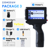 ZONESUN ZS-HIP254 Handheld Multilingual Inkjet Printing Machine - Yellow