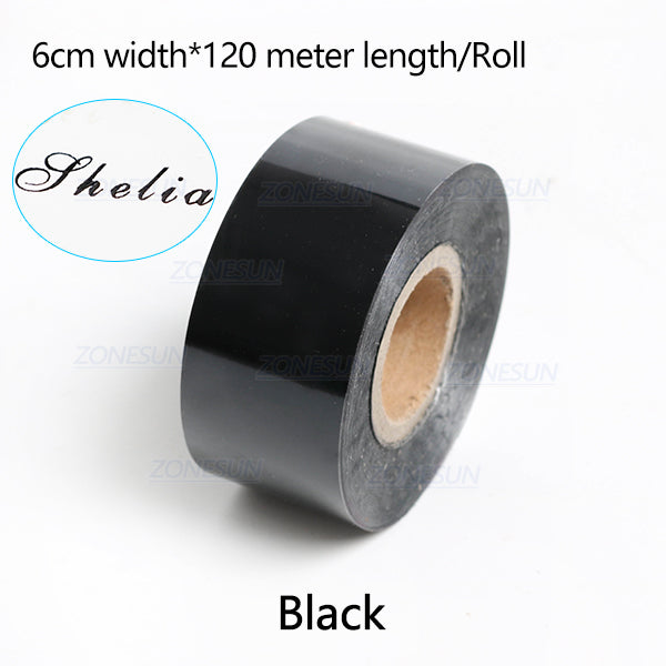 ZONESUN 6cm Hot Stamping Foil Paper - Black