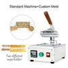ZONESUN WT-90ZM Desktop Manual Hot Foil Stamping Machine - Machine with Custom Mold / 110V - Machine with Custom Mold / 220V