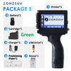 ZONESUN ZS-HIP254 Handheld Multilingual Inkjet Printing Machine - Green