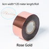 ZONESUN 6cm Hot Stamping Foil Paper - Rose Gold