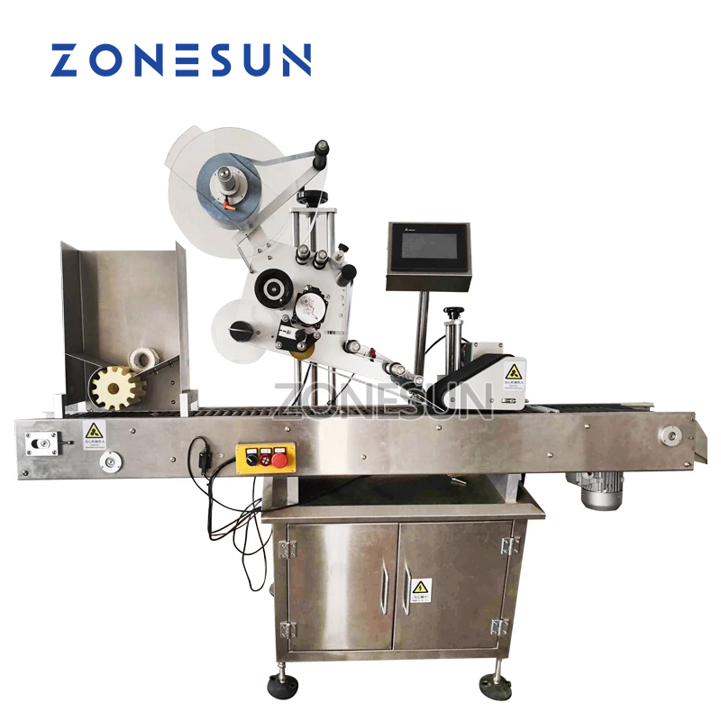 ZONESUN Automatic Horizontal Round Bottle Labeling Machine