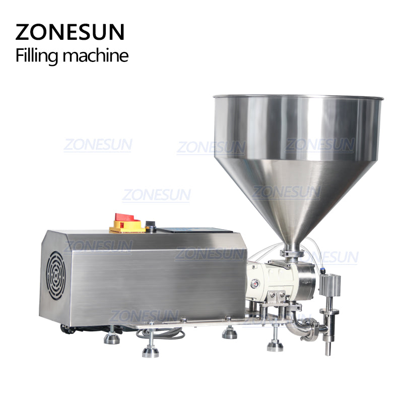 ZONESUN ZS-RPGT900 Semi-Automatic Rotor Pump Paste Liquid Filling Machine