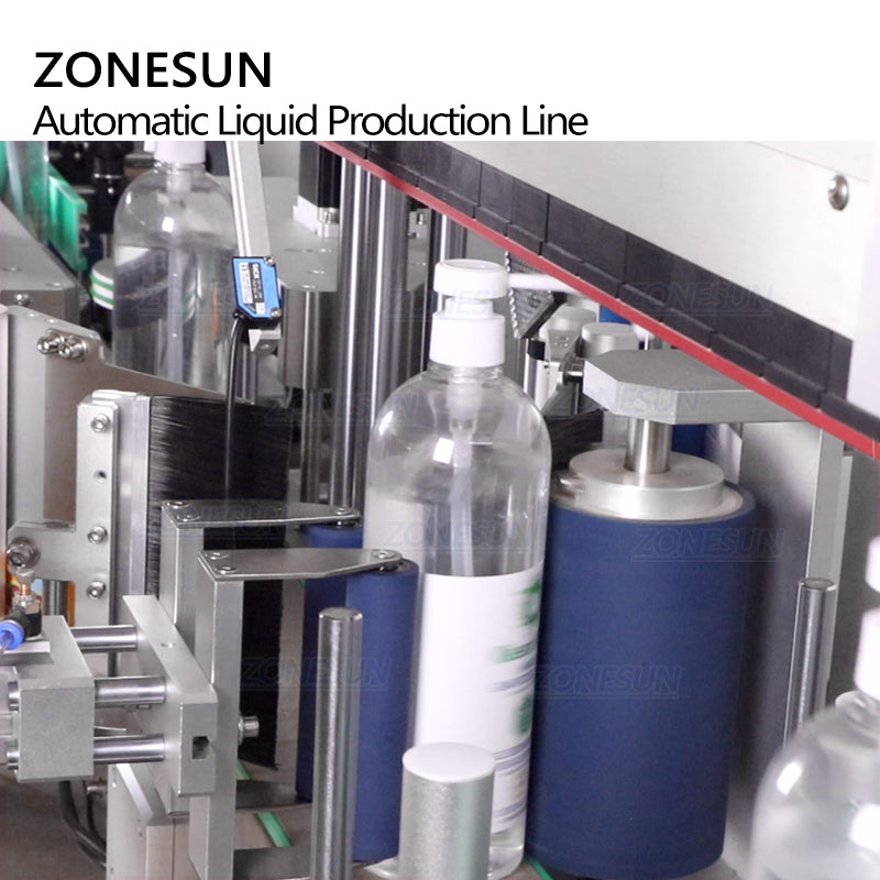 ZONESUN Explosion Proof Inflammable Liquid Paste Servo Filling Capping Labeling Machine