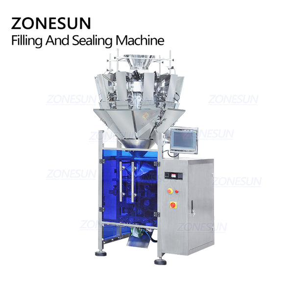 ZONESUN ZS-GFKL420 10 Heads Granule Weighing Filling And Sealing Machine