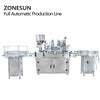 ZONESUN Custom Liquid Paste Filling Capping  Production Line