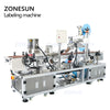 ZONESUN ZS-TB113B Automatic Double Sides Flat Bottle Surface Top and Bottom Labeling Machine