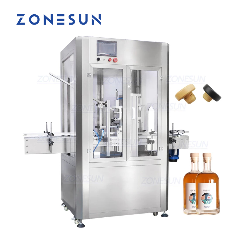 ZONESUN Custom Full Automatic Capping Machine With Dust Cover Capper Press