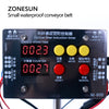 ZONESUN Small Digital Control Automatic Liquid Waterproof Conveyor Belt For Production