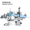 ZONESUN ZS-TB500A Double Sides Round Bottle Positioning and Labeling Machine With Date Coder