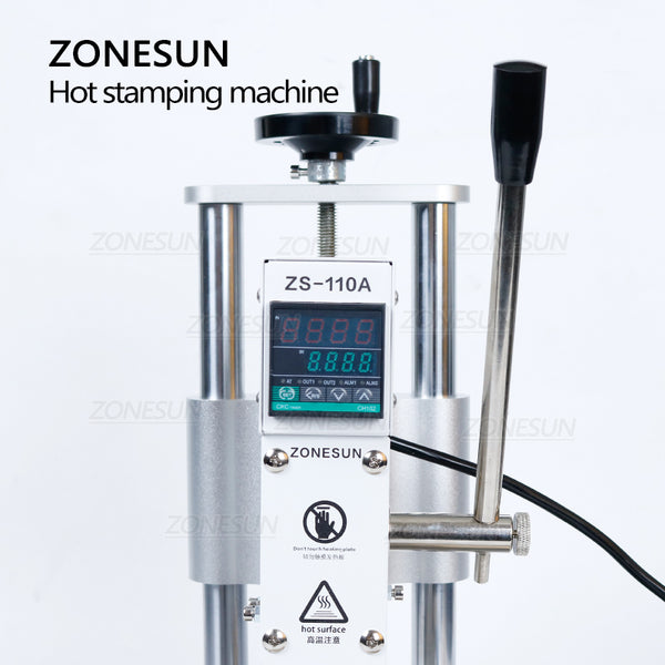 Bronzing Machine ZONESUN ZS-110A Hot Foil Stamping Machine for Leather & Cards