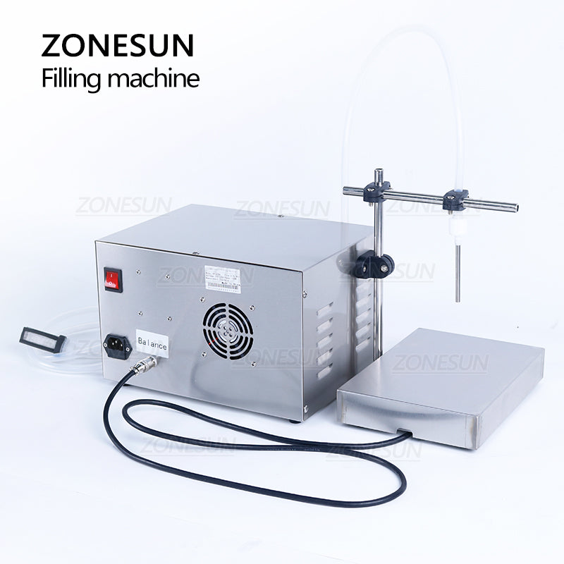 ZONESUN ZS-MP251W 50-3500ml Magnetic Pump Liquid Filling and Weighing Machine